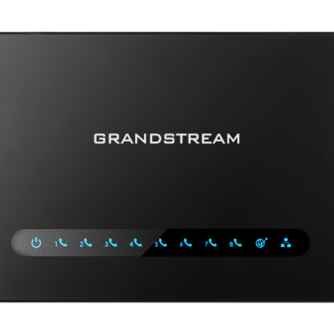 Grandstream HT818 Analog FXS IP Gateway- 8 Port + NAT Router