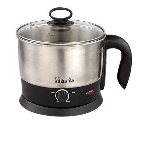 Haris | 1.8L Mini Stainless Steel Electric Cooking PotNoodles Cooker- (N)