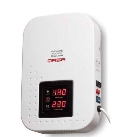 Qasa | 1.5KVA Automatic Voltage Regulator Wall Mount Stabilizer For Air Condition- (N)
