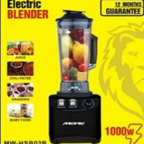 Mewe 1.5L Blender 2000ML Grinder Jar - MW-HSB02B