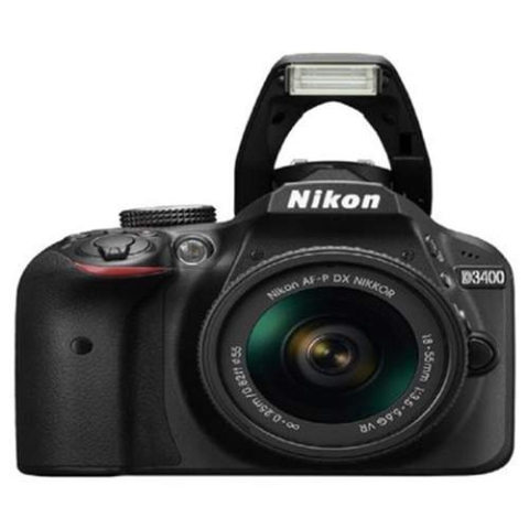 Nikon D3400 DSLR Camera with 18-55mm Lens (Black)