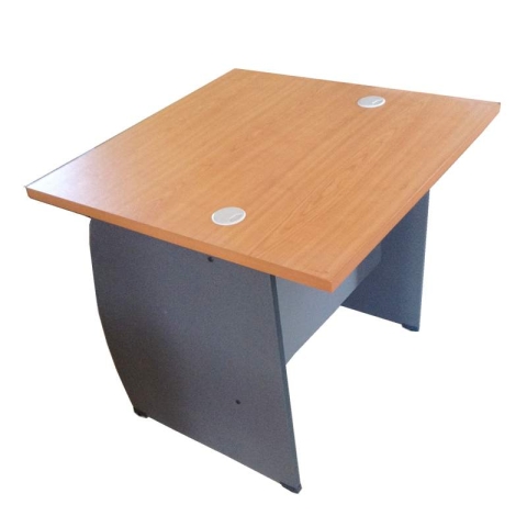 Office Table With Wooden Legs (80cm-by-80cm)