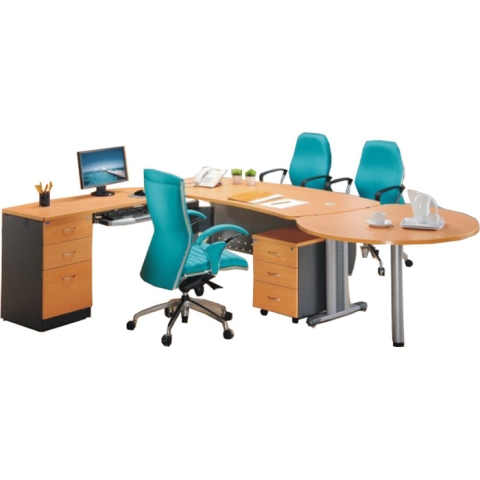 Office table with extension (M-class model)