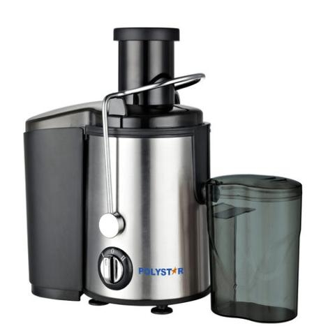 Polystar Juice Extractor | PV-JE3337K 68MM Electric Juice Extractor With 1 Litre Fruit Pomace Cup And 3 Speed Mode