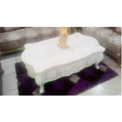 QUALITY DESIGNED  CENTER TABLE & 2 SIDE STOOLS (AUSFUR)