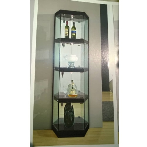 QUALITY DESIGNED 4 LAYERS GLASS WINE CABINET - AVAILABLE (JAFU)