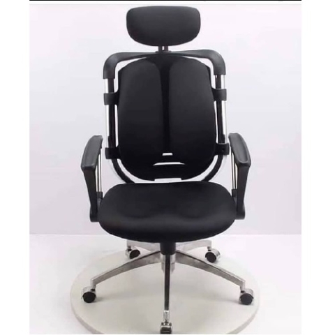 QUALITY DESIGNED BROWN EXECUTIVE CHAIR WITH HEAD REST - AVAILABLE (UGIN)