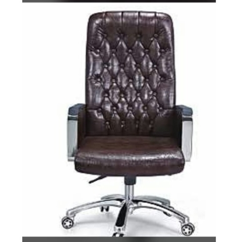 QUALITY DESIGNED COFFEE BROWN EXECUTIVE OFFICE CHAIR - AVAILABLE (NOFU)