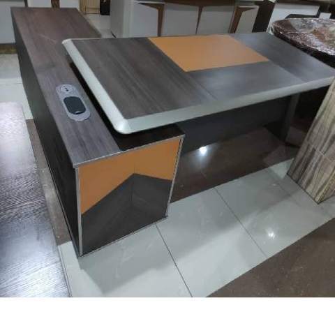 QUALITY DESIGNED COFFEE BROWN OFFICE TABLE - AVAILABLE (AUFUR)