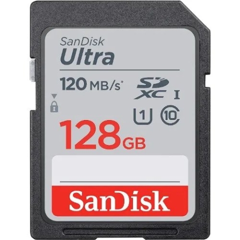 SanDisk Ultra Sdxc Memory Card For Camera - 120mb/s - 128GB (DAME)