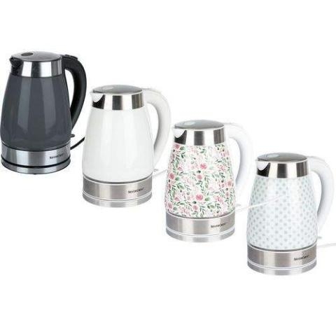 Silver Crest | Light Up Electric Glass Kettle 1.7liters- (N)