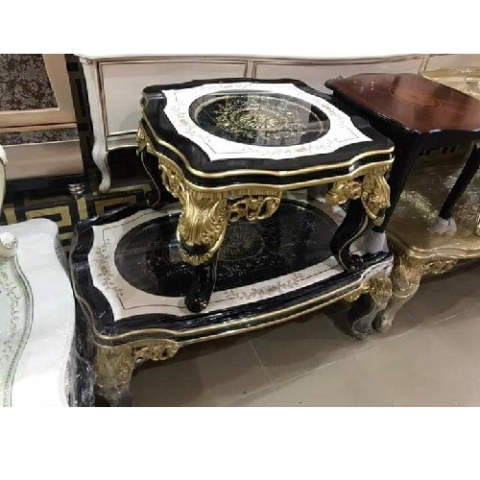 ONE QUALITY MARBLE CENTER TABLES  & 2 SIDE STOOLS - AVAILABLE (SOFU)