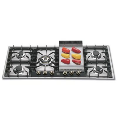 ILVE COOK TOP/HOB | 120cm HP125FC Built-in Cooktops Professional, Stainless Steel Hob Cooker With Fry-top