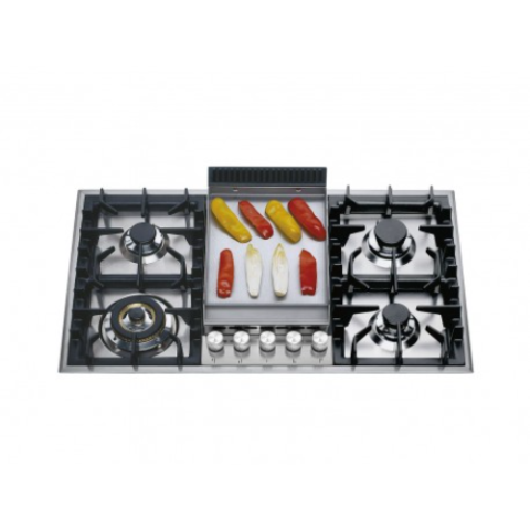 ILVE COOK TOP/HOB | 90cm Built-in Professional HP95FC Gas Cooktop With Stainless Steel Hob Cooker