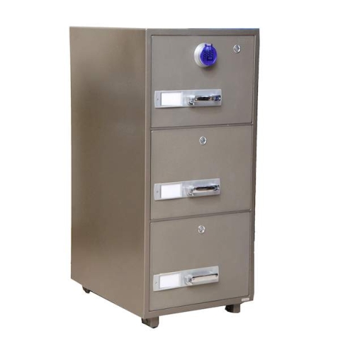 Ultimate 3-drawer fireproof cabinet - Digital Lock