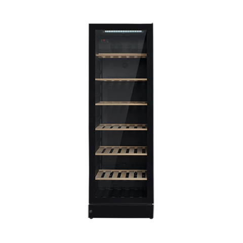Vestfrost Display Refrigerator | WFG185 368 Litres Upright Built-In-Wine Chiller 197 Bottles Capacity - Black Finish
