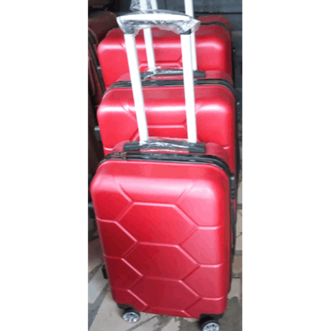 FASHION 3 PIECE SET TRAVELLING LUGGAGES PINK