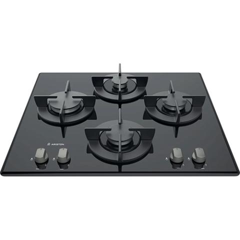 Ariston Hob Cooker | Built-in-Gas, 60cm, Hob 4 Gas Burners, Gas-On-Glass Design, Electric Ignition – DD 641