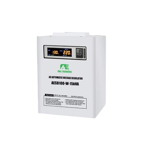 A&E DUNAMIS 15KVA Single-Phase Servo Voltage Stabilizer 100v-260v