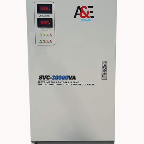 A&E Dunamis 30KVA Servo Single Stabilizer 130V-260V