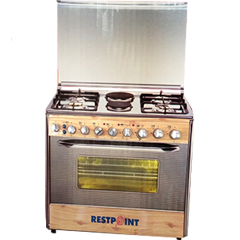 Restpoint Free Standing Gas Oven | Four Gas Copper Burner With Two Electric Plate - RC-92GE