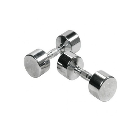 Gategold JDB03C-4 4KG Pro Chrome Dumbbell - 1 Pair - Small