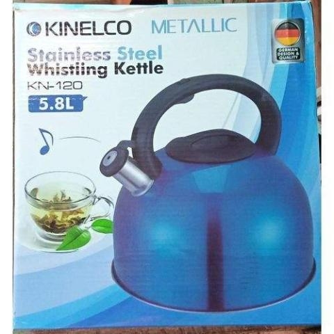 Kinelco | Metallic Stainless Steel Whistling Kettle- (N)