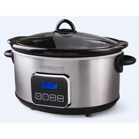Ambiano Digital Slow Cooker 260w/5.5 Litres Capacity (N)