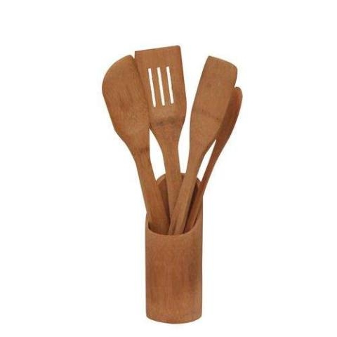 Home Choice Wooden Kitchen Utensils - Set Of 4 (N)