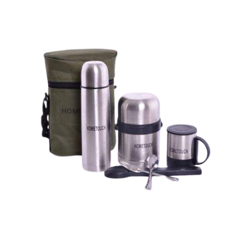 Home Touch Stainless Steel Food Flask – Set Of 5 (N)