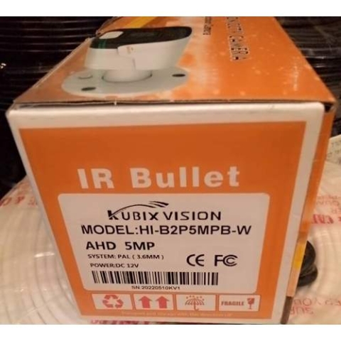 KUBIX IR BULLET OUTDOOR 5MP CCTV CAMERA