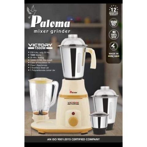 Paloma | Heavy Duty Mixer Grinder-1500W- (N)