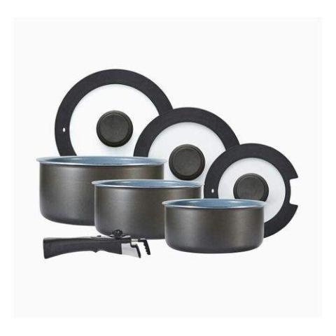 Tower | Freedom 7 Piece Non-stick Cookware Set- (N)