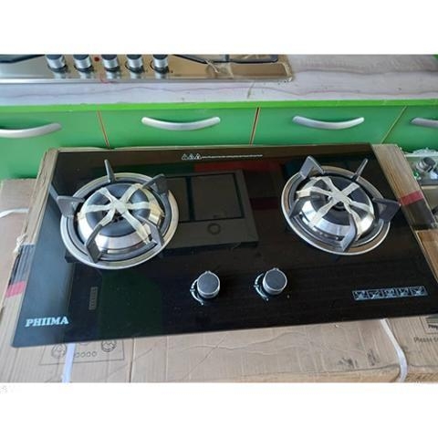 PHIIMA IN BUILT 2 GAS BURNER HOB