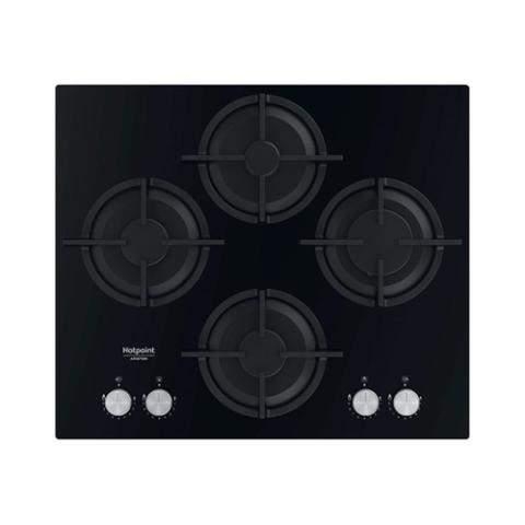Ariston Hob Cooker | 60cm, Built-in Gas-On-Glass Hob – AGS61S/BK