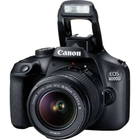 Canon Camera EOS 4000D Kit - Black