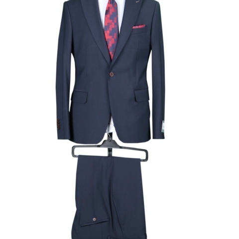 EXECUTIVE DARK GREY TURKEY SUIT WITH ONE BUTTON
