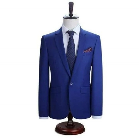 NAVY BLUE TURKEY SUIT WITH ONE BUTTON | AVAILABLE IN ALL SIZES (CHIFAS) (N)