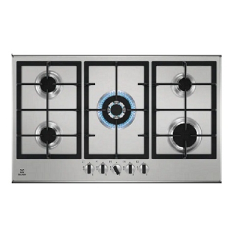 Electrolux Hob | KGS9536X Built-In 90cm 5 Gas Burners Hob Stainless Steel-tobuy.ng