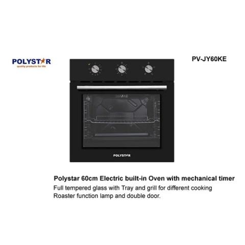 Polystar 60cm Inbuilt Electric Automatic Oven | Pv-JY60KE